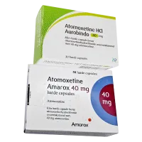 Фото Атомоксетин HCL 40 мг Европа :: Аналог Когниттера :: Aurobindo капсулы №30