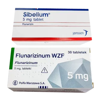 Флунаризин таб, 5мг №30
